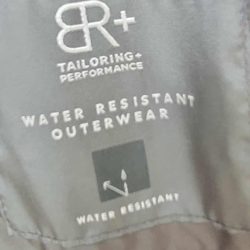 Banana Republic Men’s Puffer Bomber Jacket L Brown Water Resistant Sherpa Collar - Picture 9 of 16